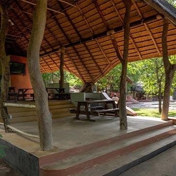 Dining Area in Majete Wildlife Reserve Game Capture Campsites